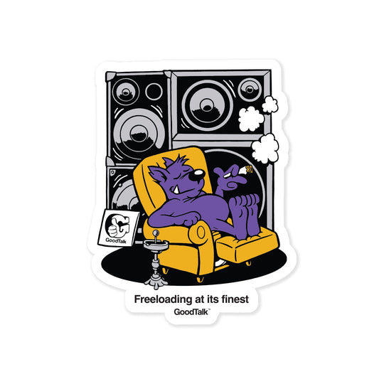 Freeloading Sticker - GoodTalk