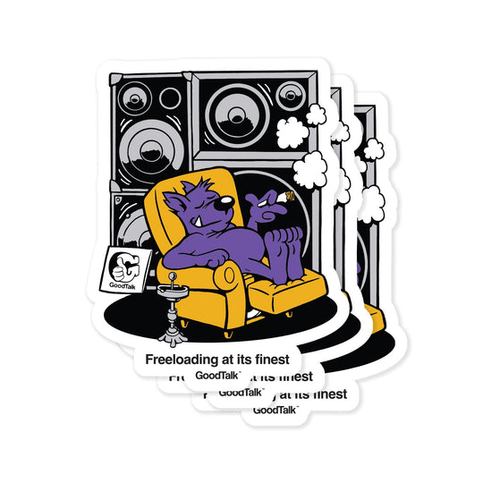 Freeloading Sticker - GoodTalk