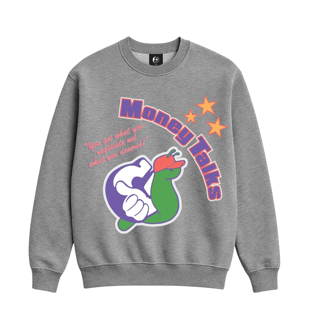 GoodTalk x SlowBucks Money Talks Crewneck - GoodTalk