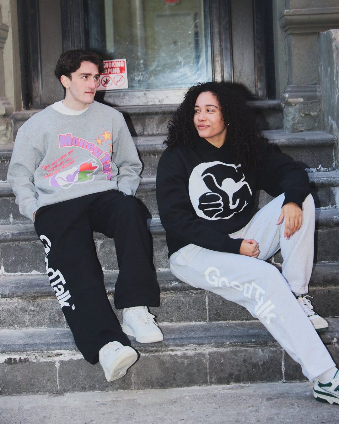 GoodTalk x SlowBucks Money Talks Crewneck - GoodTalk