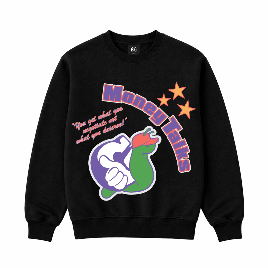 GoodTalk x SlowBucks Money Talks Crewneck - GoodTalk