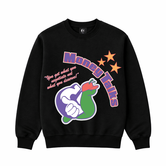 GoodTalk x SlowBucks Money Talks Crewneck - GoodTalk